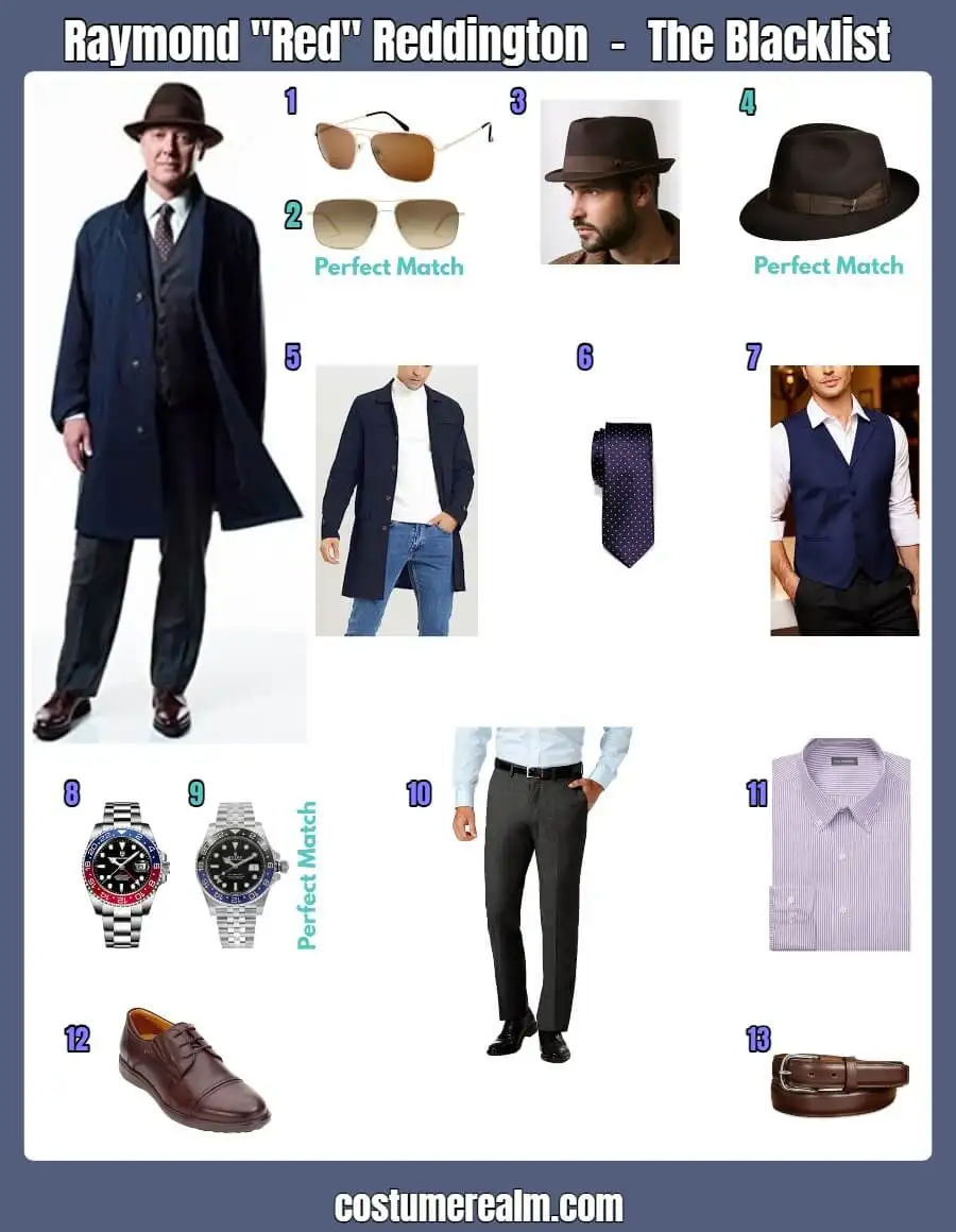 How To Dress Like Raymond Reddington Guide For Cosplay Halloween