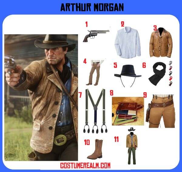 Red Dead: Redemption Arthur Morgan Cosplay Costume | lupon.gov.ph