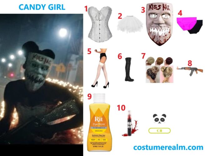 Dress Like Candy Girl From The Purge Election Year Diy The Purge
