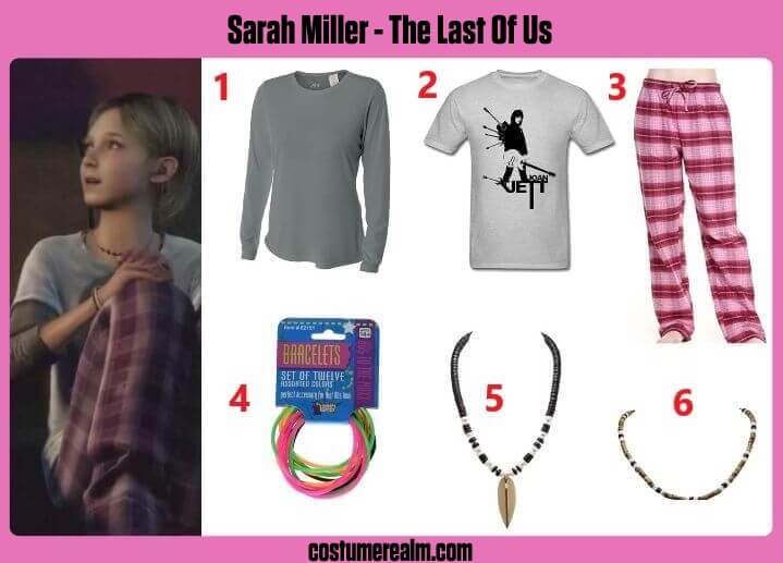 SARAH COSTUME FROM THE LAST OF US GAME in 2023