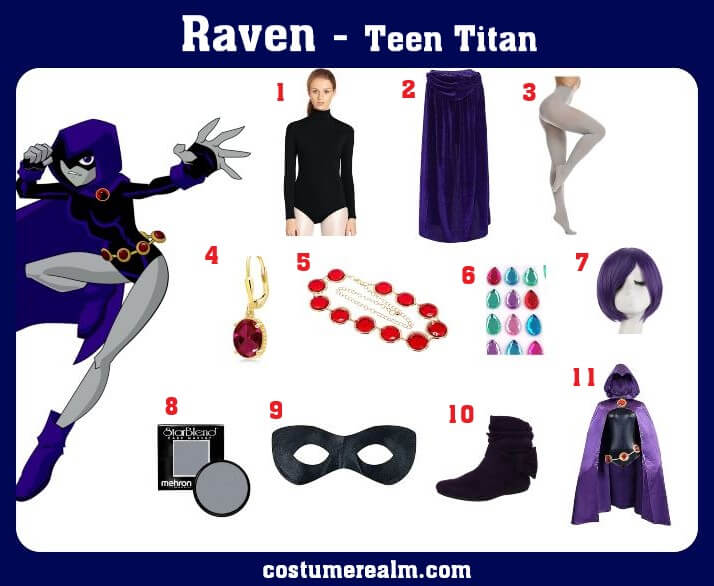raven teen titans costume injustice