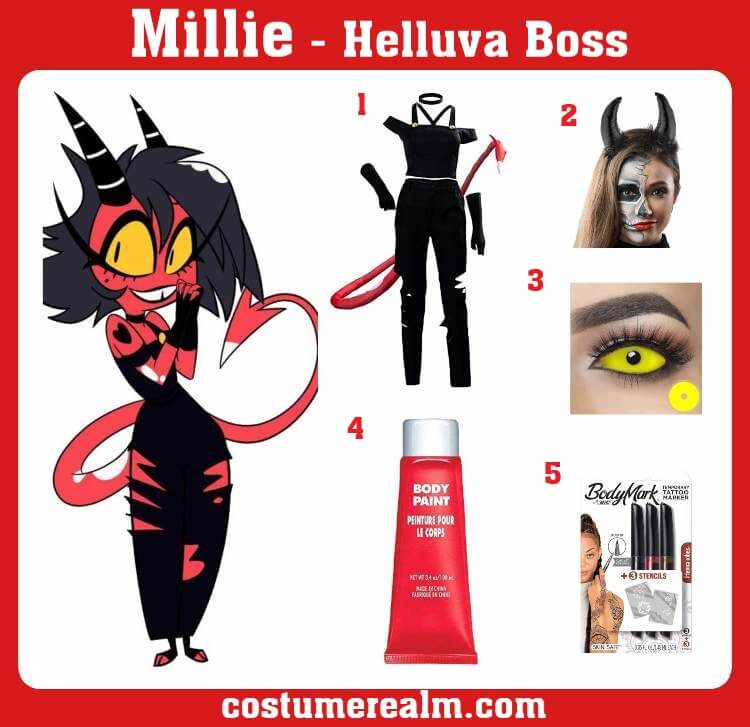 Millie Helluva Boss Costume