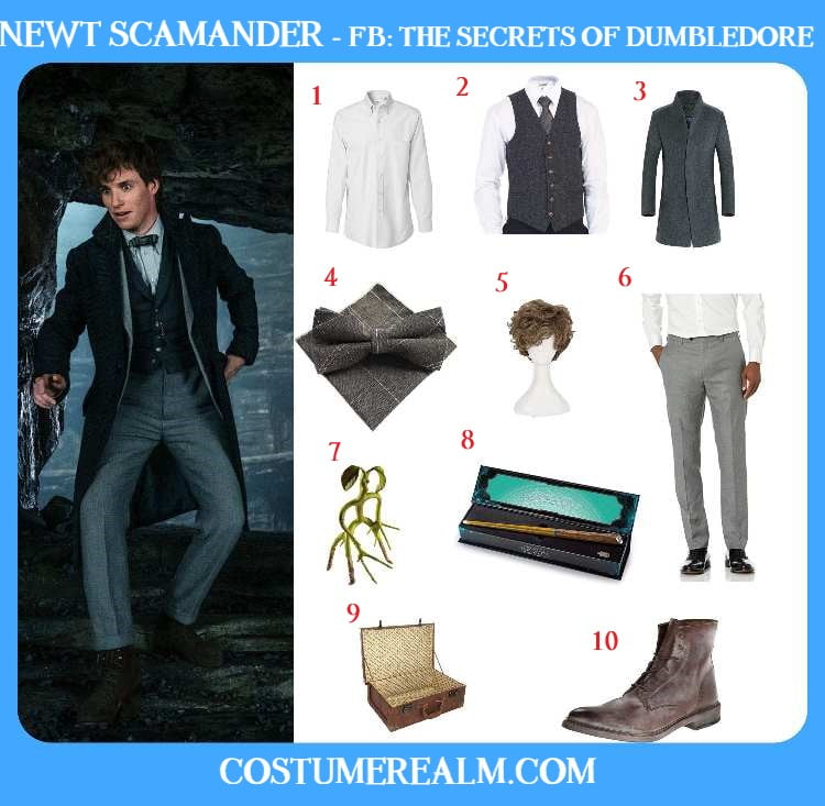 How To Dress Like Dress Like Newt Scamander Guide For Cosplay & Halloween