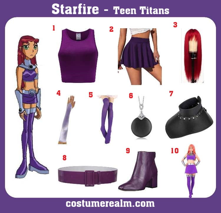 Starfire Costume Guide Embrace The Teen Titans Alien Princess