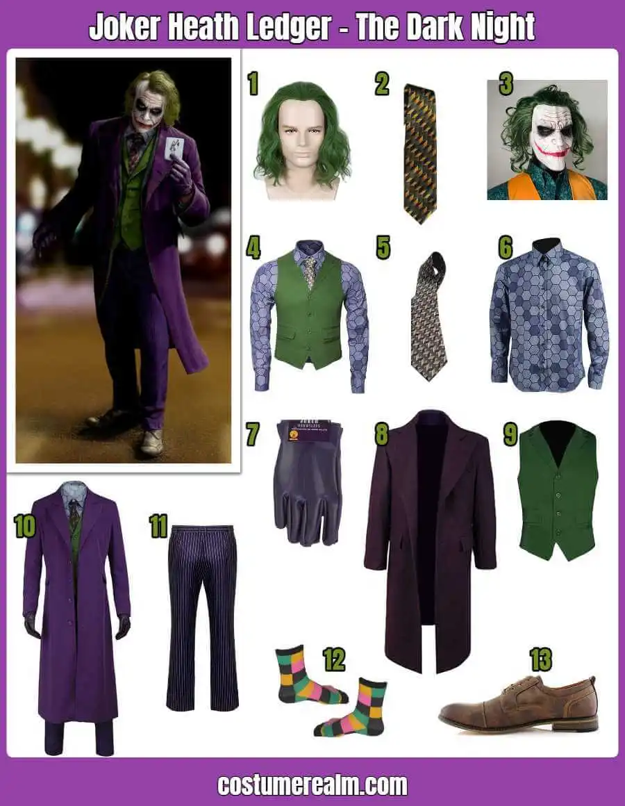 How To Dress Like Dress Like Heath Ledger Guide For Cosplay & Halloween
