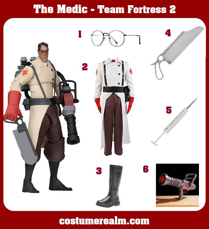 How To Dress Like Medic Costume Guide Crafting The Perfect Team Fortress 2 Look Guide For