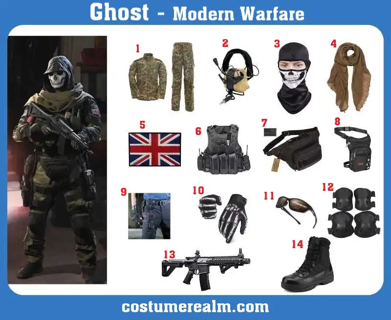 Modern Warfare Ghost Cosplay! Last Breath Outfit 