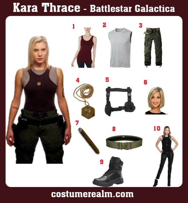 battlestar galactica starbuck costume