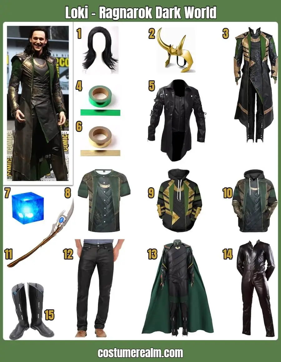 How To Dress Like Dress Like Loki From Ragnarok Dark World Guide For  Cosplay & Halloween
